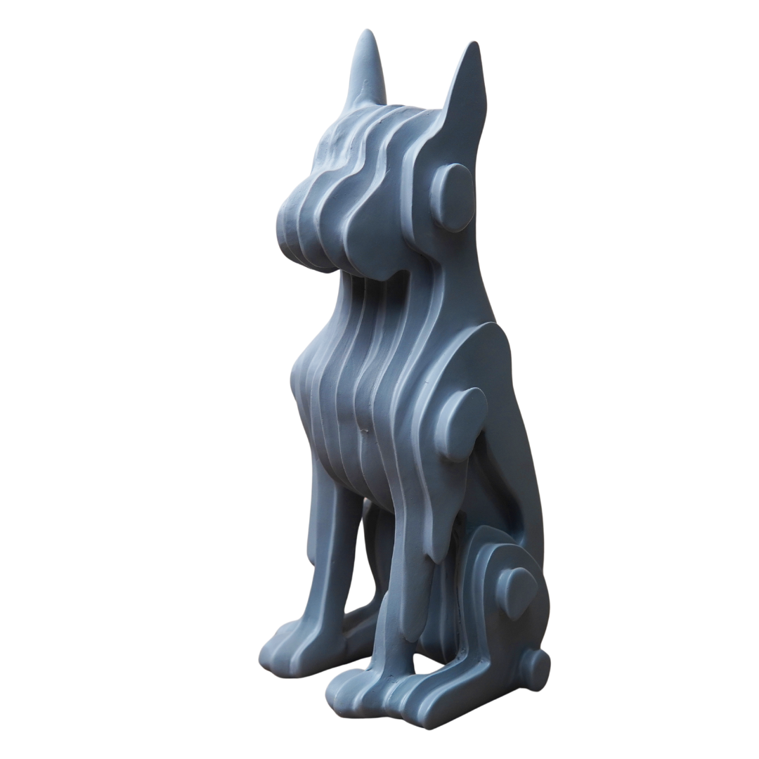 Abstract Dog Statues