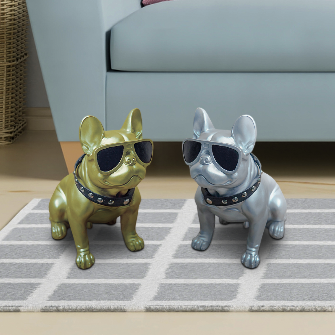 Abstract Dog Statues