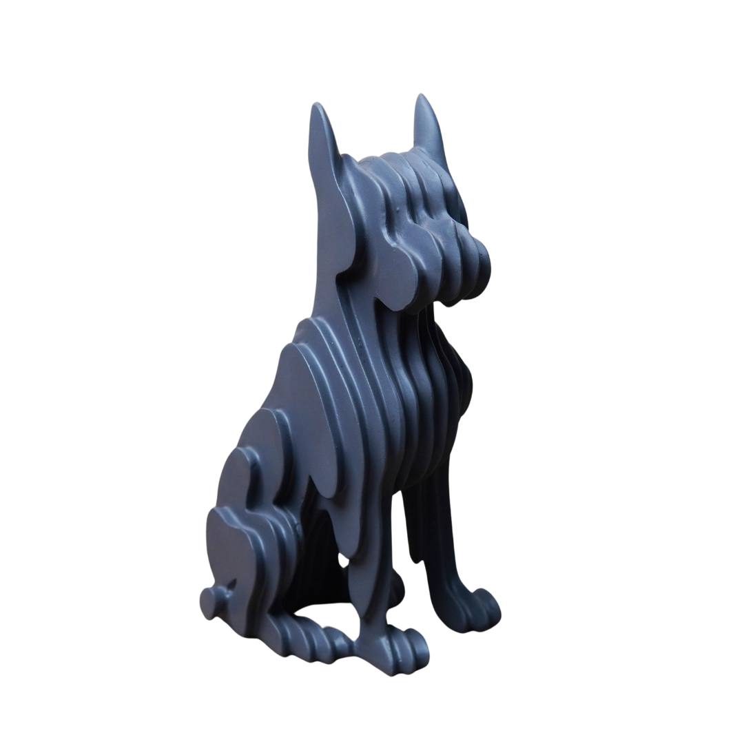 Abstract Dog Statues