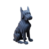 Abstract Dog Statues